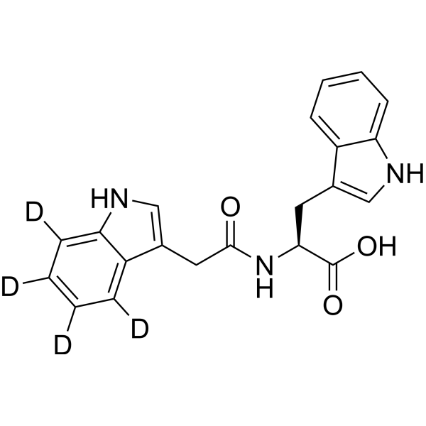 (S)-N-(1H-Indole-3-acetyl)tryptophan-d4